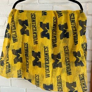 Michigan Wolverines infinity scarf